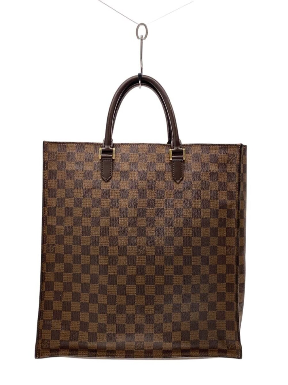 LOUIS VUITTON Sac Plat Damier Ebene Brown